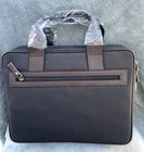 14" mens briefcase shoulder bag Messenger Bag Elegant exquisite hand sewing